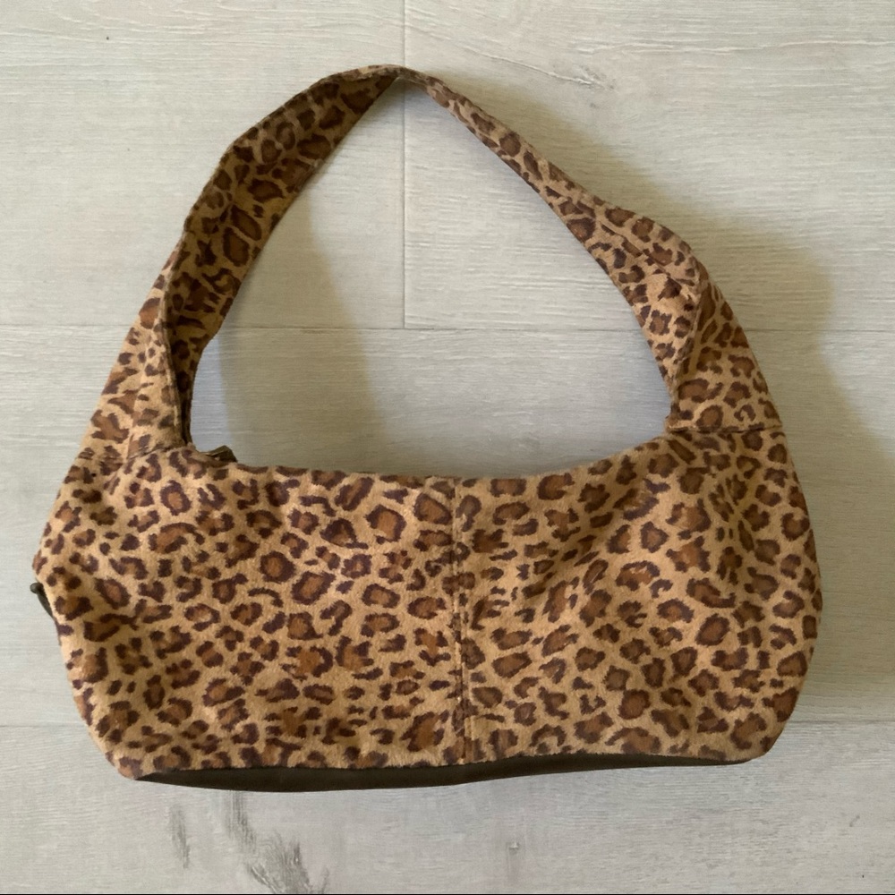Vintage Y2K Leopard Print Mini Handbag Purse